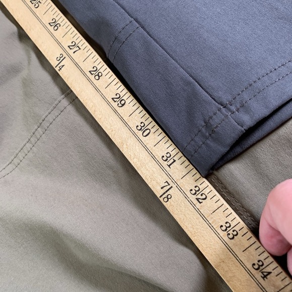 prAna Zion Pants Mens 34x32 Straight Hiking Stretch Nylon Cargo Belt Lot Of 2 - Picture 12 of 16